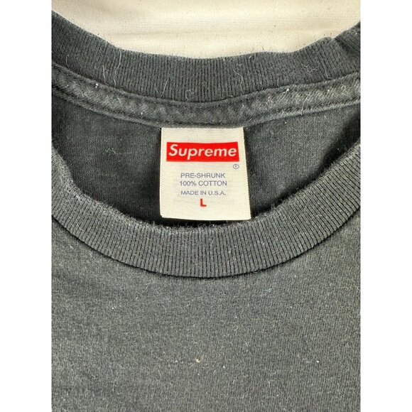 FW22 Supreme Doughboy black Tee L T-shirt Made in USA - Picture 3 of 6